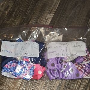 Colorful Kids Hair Bows Set Of 7